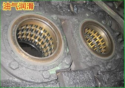 辊子轴承油气润滑改造后的效果